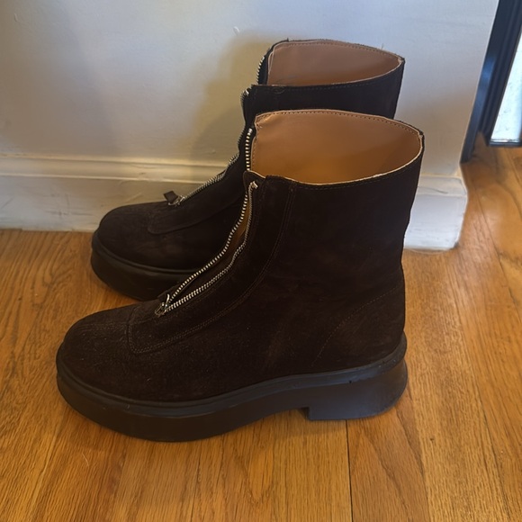 Women’s Brown Suede Boots - Picture 3 of 5